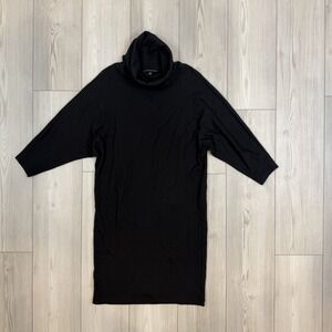 Ralph Lauren Black Cowl Neck Sweater Dress